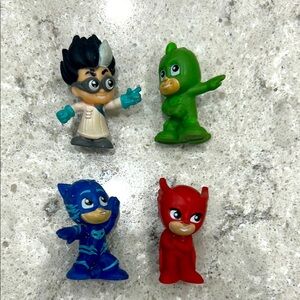 Pj Masks Mini Figure Set - Red, Green, Blue, White